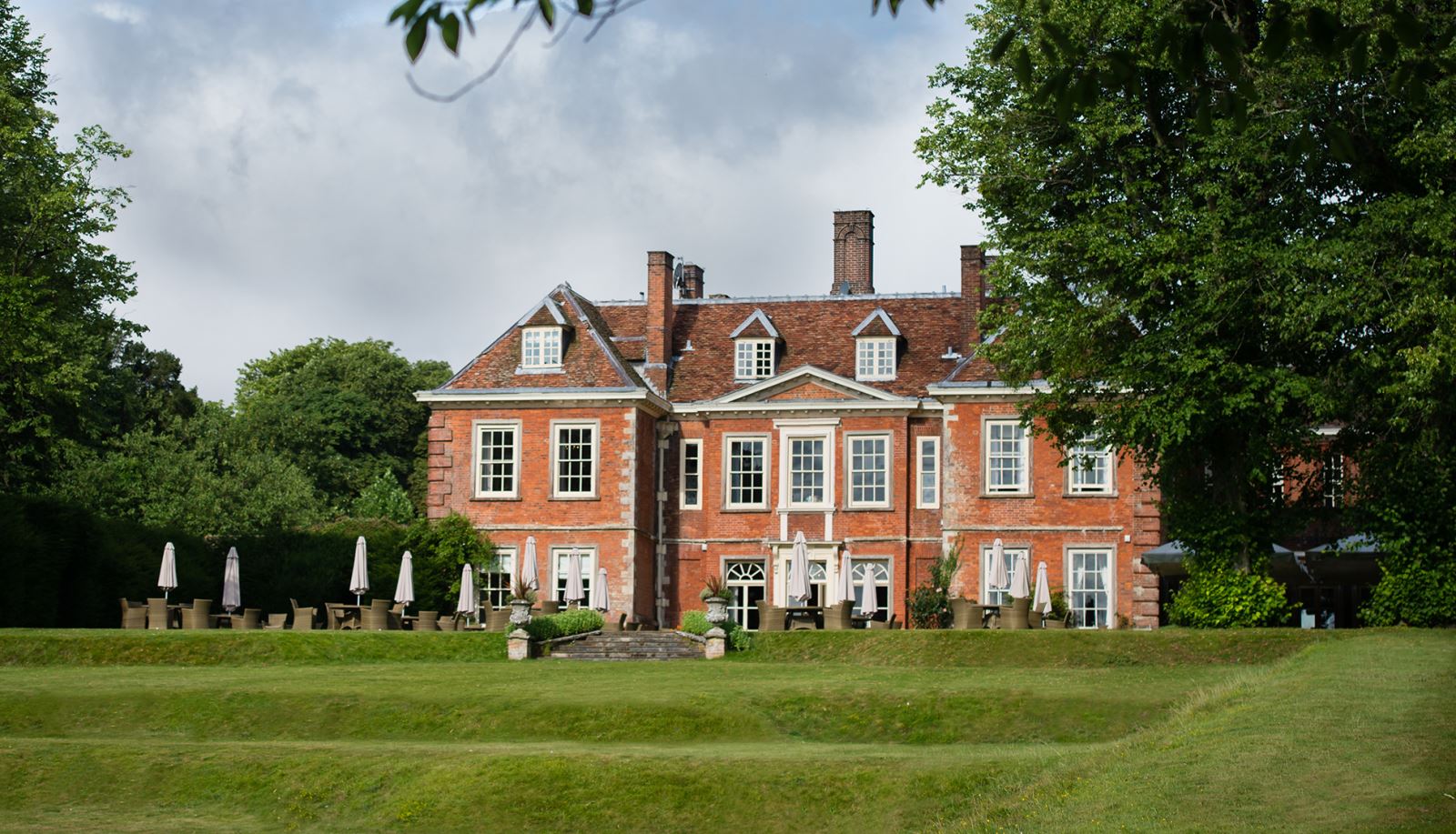 Lainston House on the outskirts of the city of Winchester